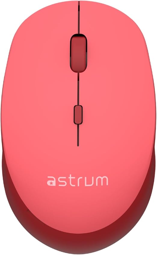 Astrum MW210 2.4GHz Wireless Mouse – 1600DPI, 4-Button – Multiple Colors