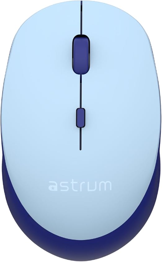 Astrum MW210 2.4GHz Wireless Mouse – 1600DPI, 4-Button – Multiple Colors