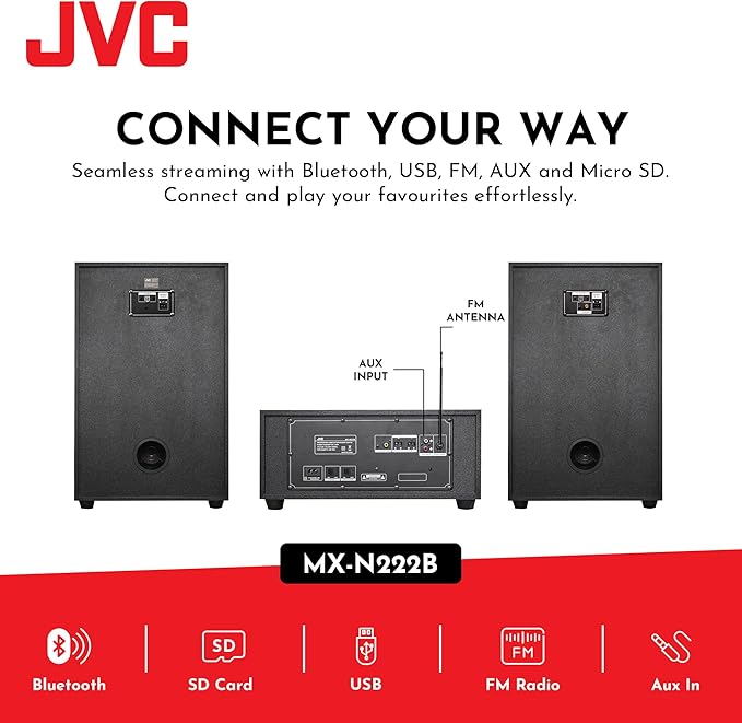 JVC Home Entertainment System MX N222B