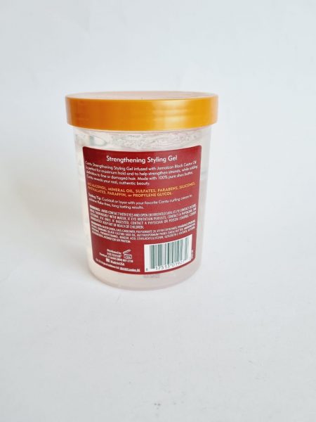 Cantu Shea Butter Maximum Hold Strengthening Styling Gel with Jamaican Black Castor Oil