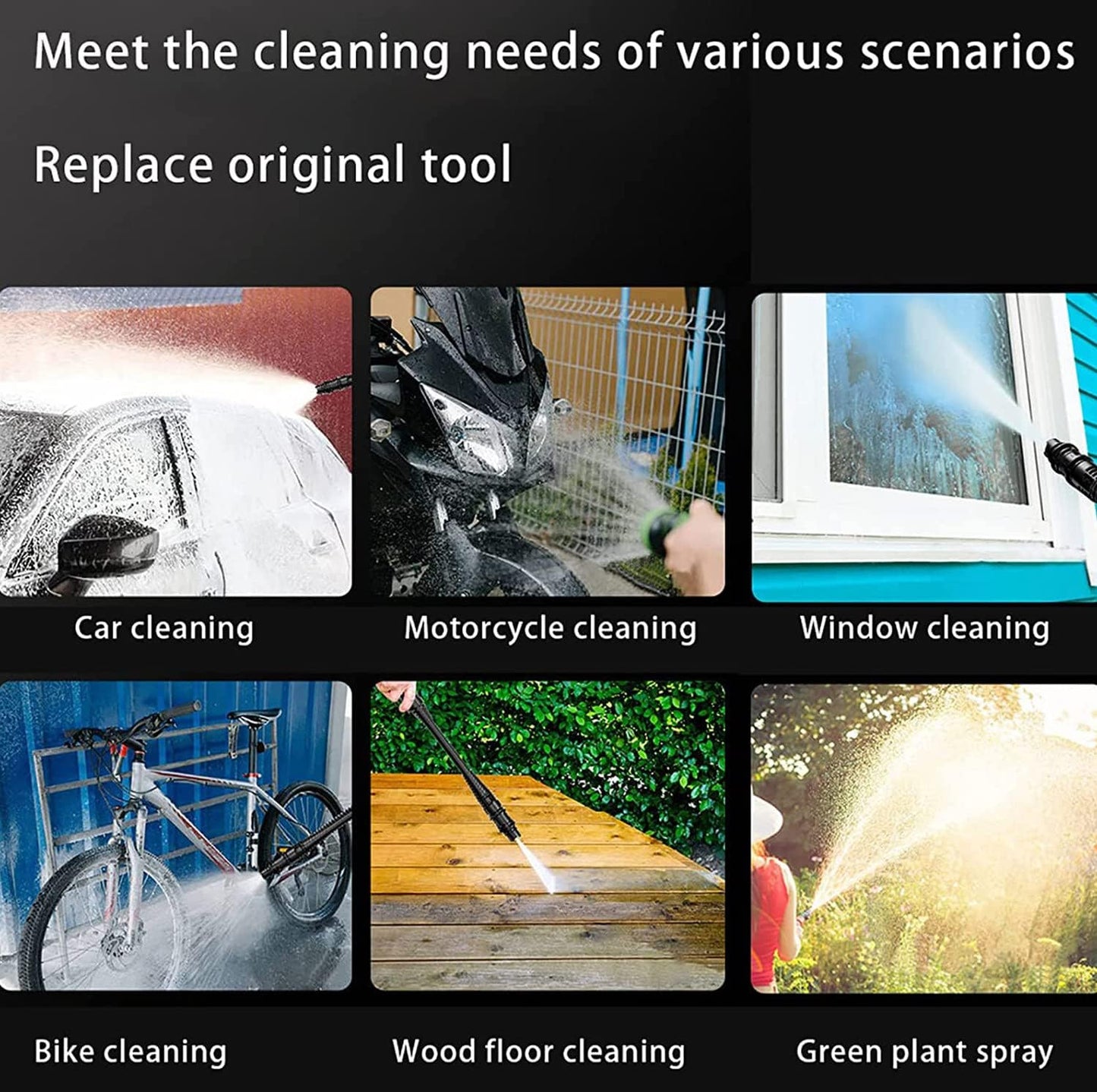 Portable Cordless High-Pressure Washer – 21V Lithium Power