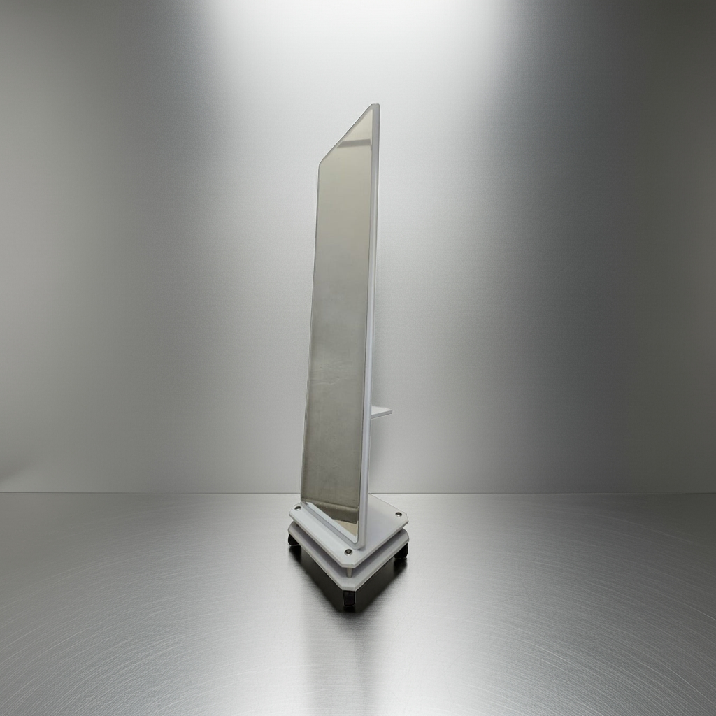 329 Revolving Mirror Stand with Wheels