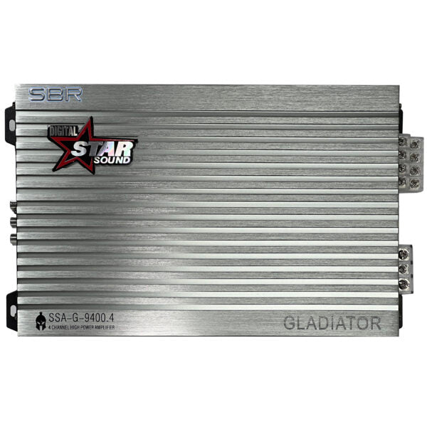 Star sound Gladiator SSA-G-9400.4 4 Channel Mosfet Power Amplifier