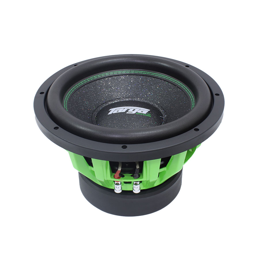 Targa TG-PY1240DW Python Series 12″ Subwoofer – Dual 4 Ohm, Pack of 2 (Green)
