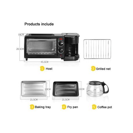 Sokany 3-in-1 Home Multi-Functional Breakfast Maker