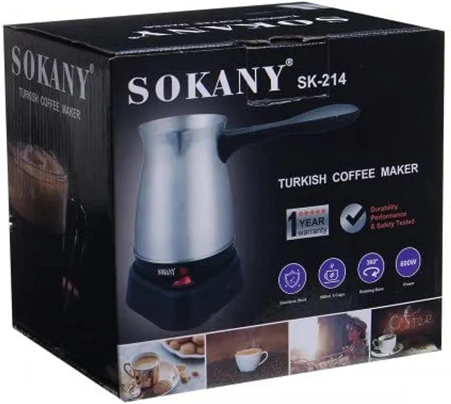 SOKANY SK-214 500ml Stainless Steel Coffee Maker