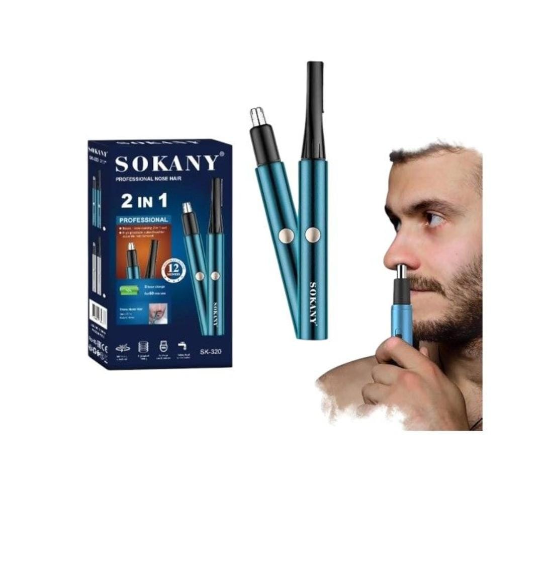 Sokany 2-in-1 Professional Nose Hair Trimmer SK-320