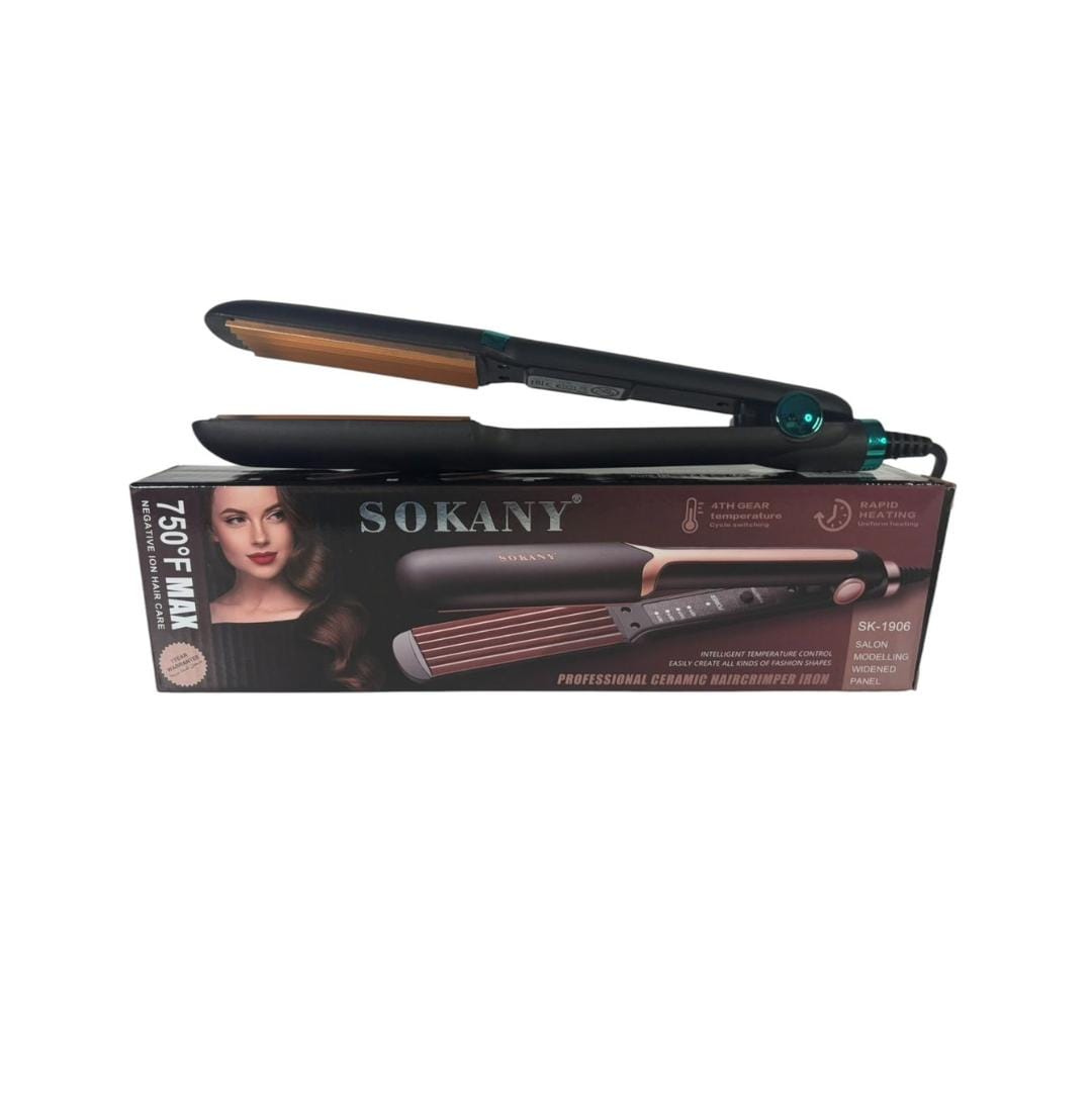 Sokany SK-1906 Professional Ceramic Hair Crimper Iron