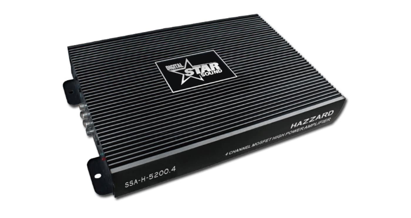 π Starsound SSA-H-5200.4 β 5200W 4-Channel High-Efficiency MOSFET Car Amplifier
