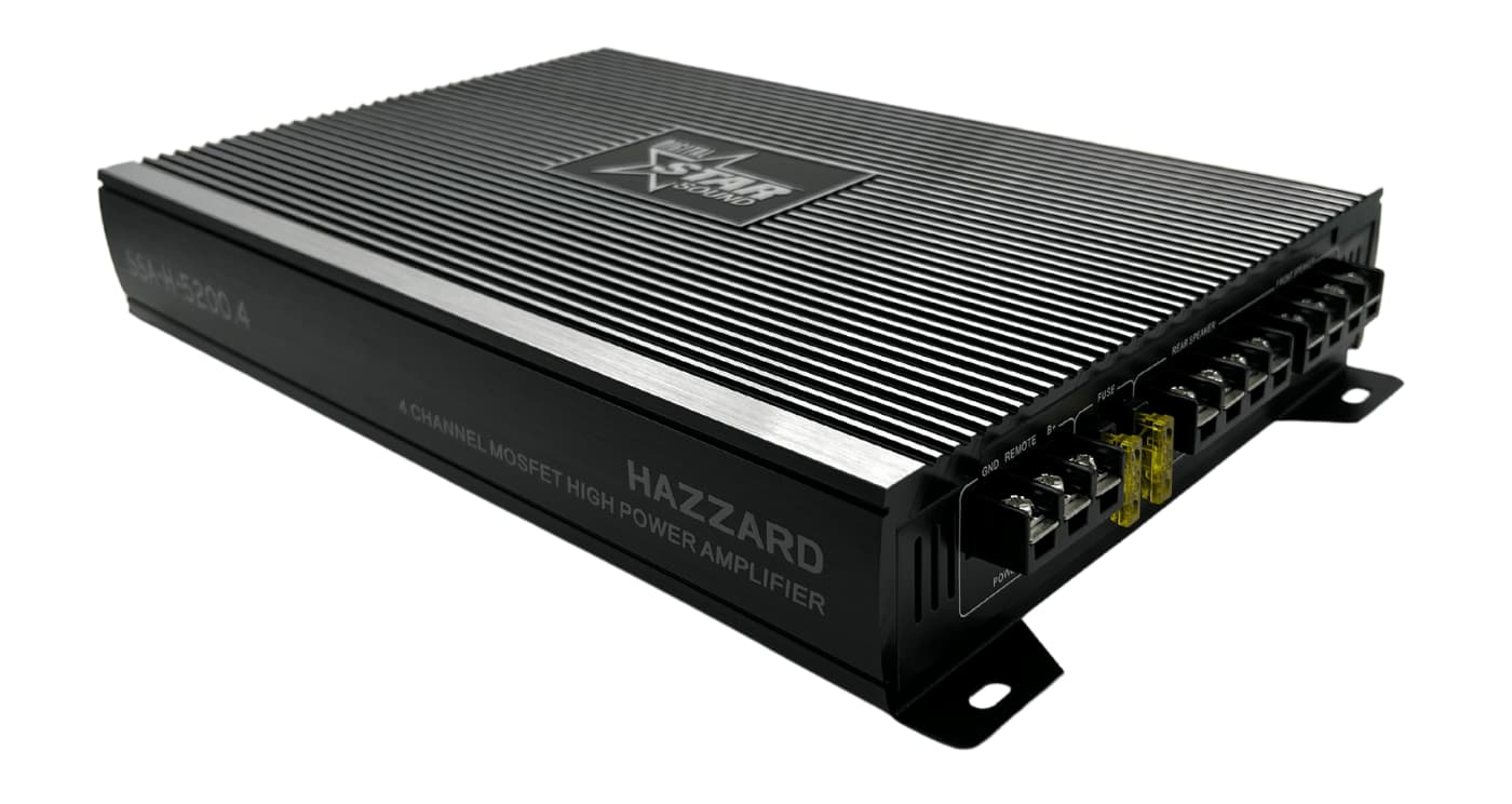 π Starsound SSA-H-5200.4 β 5200W 4-Channel High-Efficiency MOSFET Car Amplifier