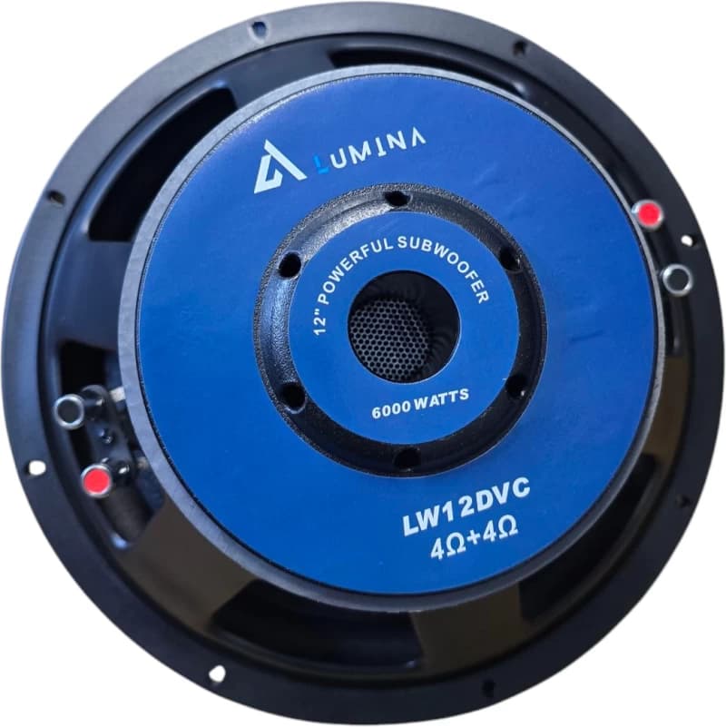 LUMINA LW12DVC 12β Dual Voice Coil Subwoofer (Rear Deck Mounted) β 9000W Peak