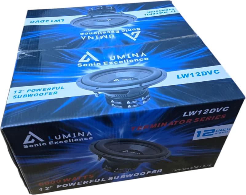 LUMINA LW12DVC 12β Dual Voice Coil Subwoofer (Rear Deck Mounted) β 9000W Peak