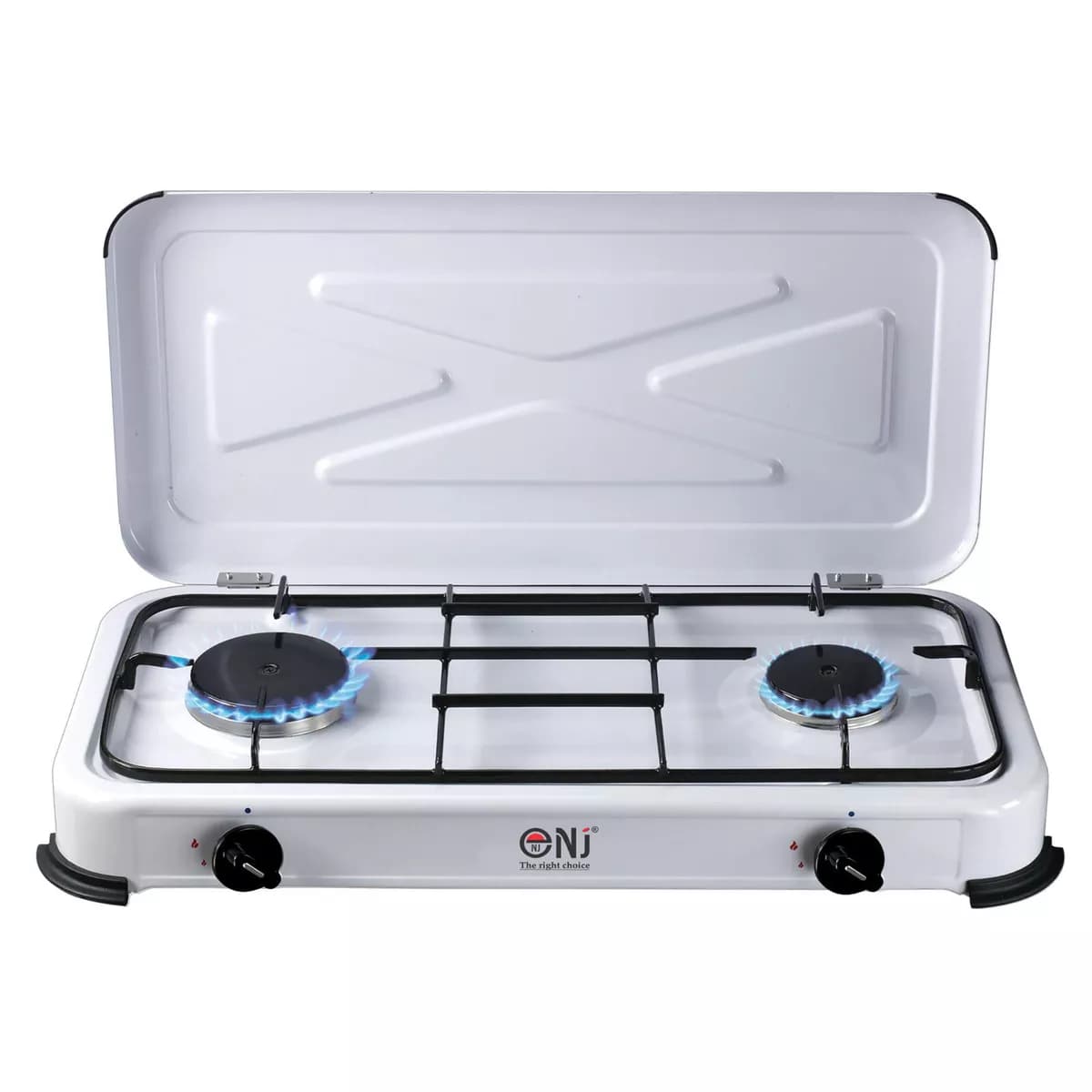 Aruif Portable Double Gas Stove – 2 Burner Outdoor Camping Cooker LPG 3.4kW with Cover