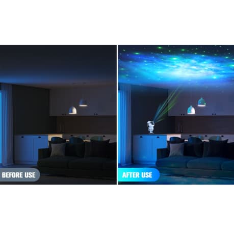 Astronaut Nebula Galaxy Projector Night Light