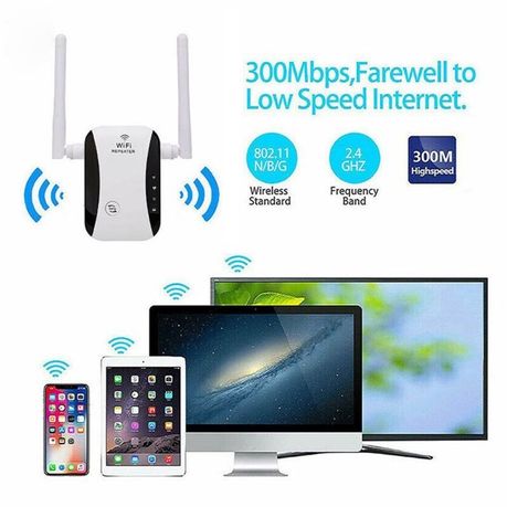 300Mbps Wireless Wifi Repeater 2.4G