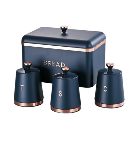Royal Homeware Monza Collection 4pc Breadbin Set
