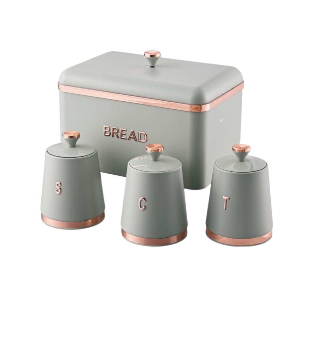 Royal Homeware Monza Collection 4pc Breadbin Set