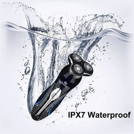 Portable 4D Dry & Wet Waterproof Rotary Shaver