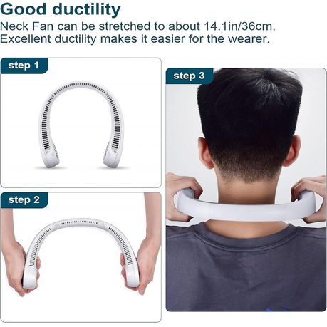 Condere Adjustable Neck Band Fresh Breeze Neck Fan – Fu-031