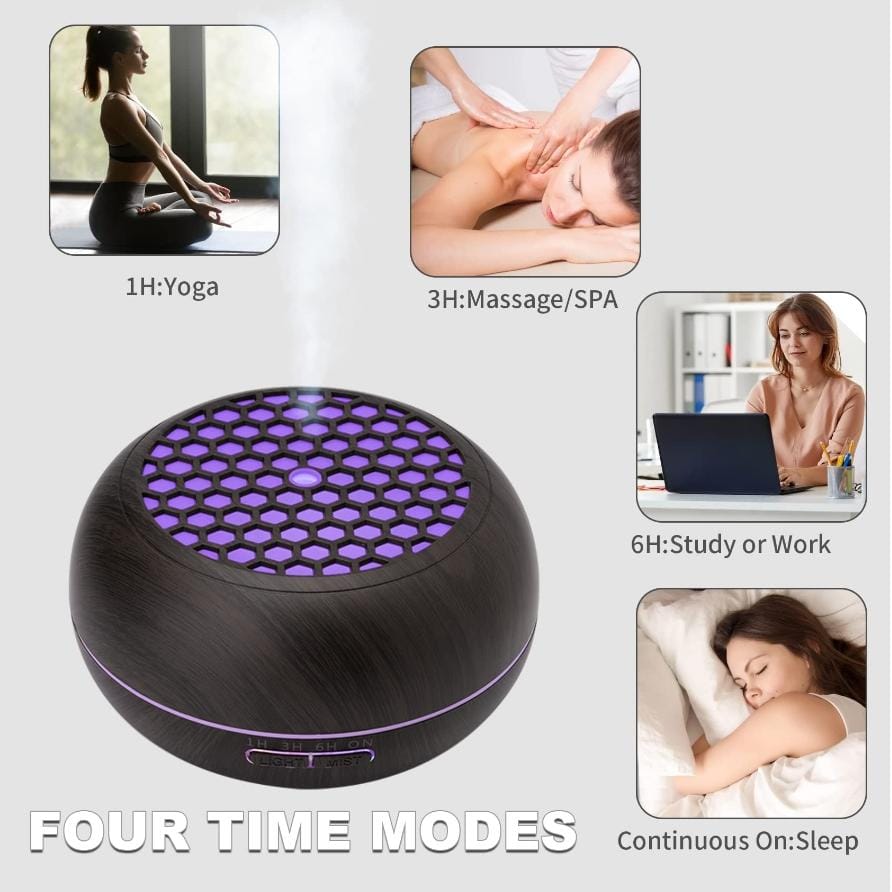 300ml 7 LED Ultrasonic Essential Oil Diffuser