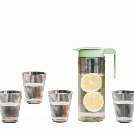 Five-Piece Water Cup Set – Kettle with 4 Tumblers