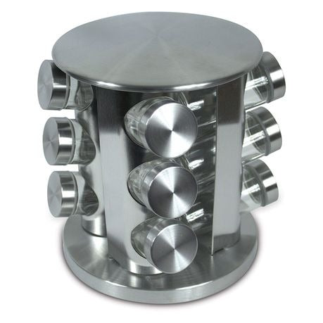 Generic Rotating Kitchen Spice Rack Carousel – 12 Jar Organizer