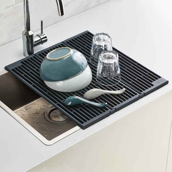 Aisun+Mafeich Foldable Over-Sink Drainer – Adjustable Drying Rack