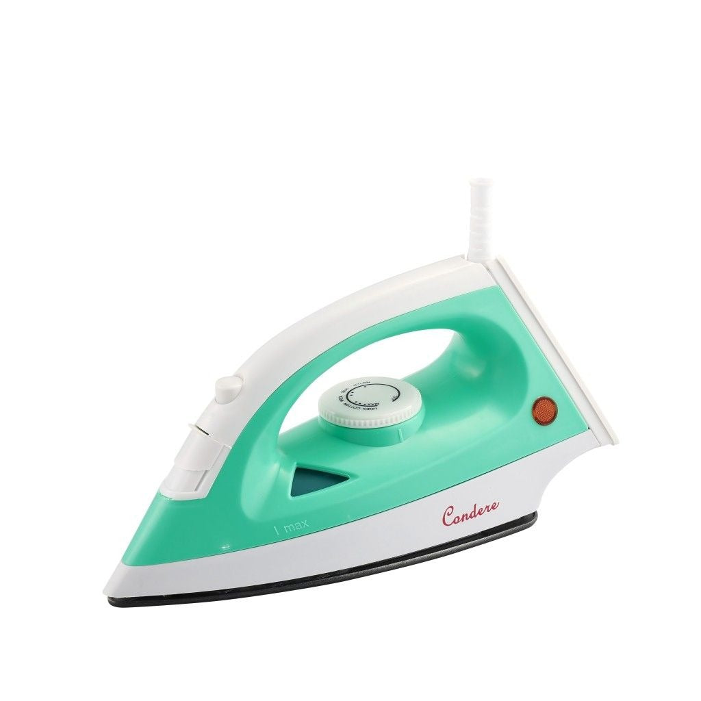 Condere EL-3277 1400W Non-Stick Dry & Steam Iron – Green