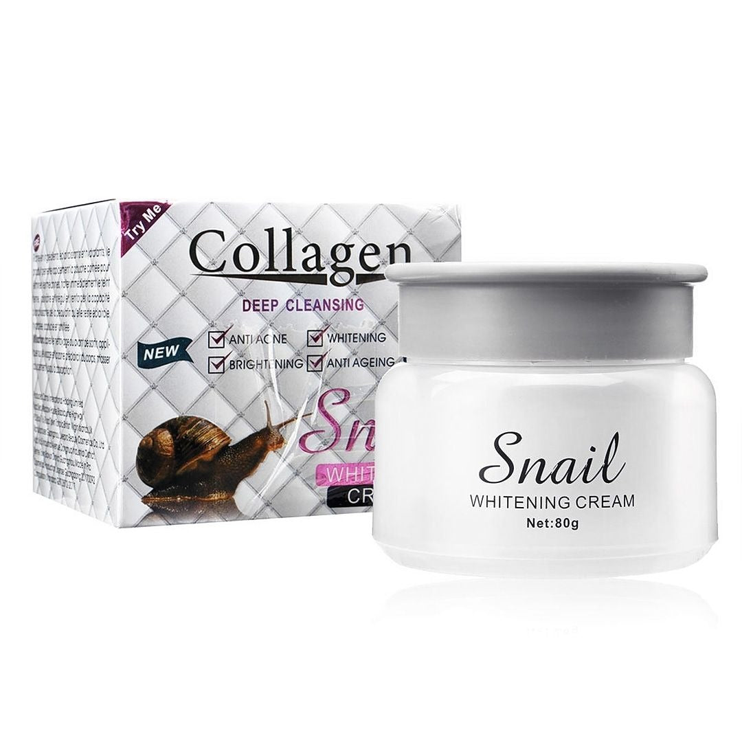 Collagen Deep Cleansing Whitening Cream – Brightening & Moisturizing