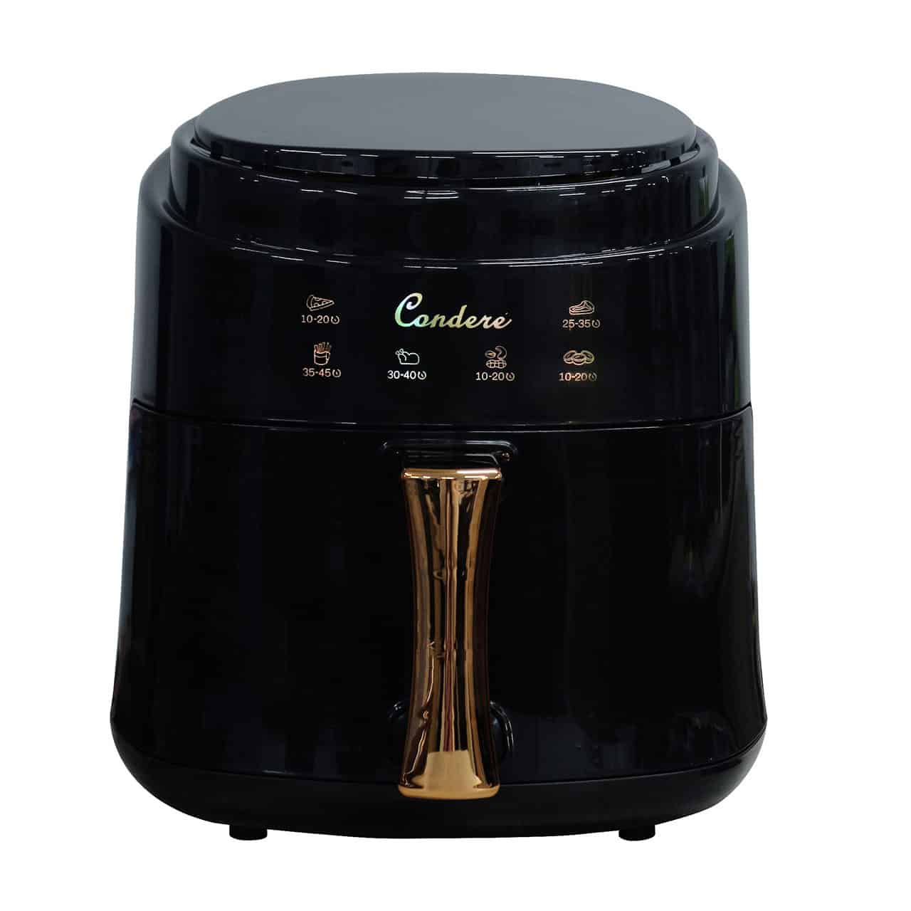 8L Air Fryer JD689B – Adjustable Temperature, 6 Presets, Black