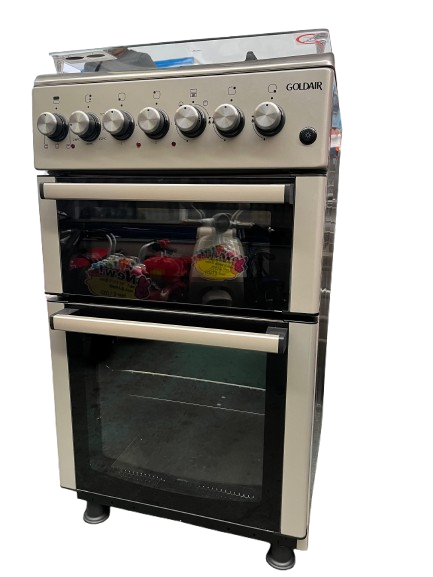 Goldair 60x60 Double Oven Gas & Electric Hob Oven (Model GGEGEO-5000)