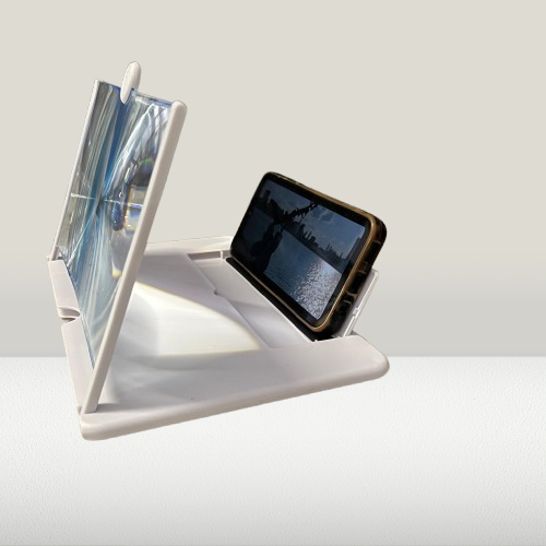 3D HD 12" Mobile Phone Screen Magnifier – Smartphone Video Amplifier & Stand