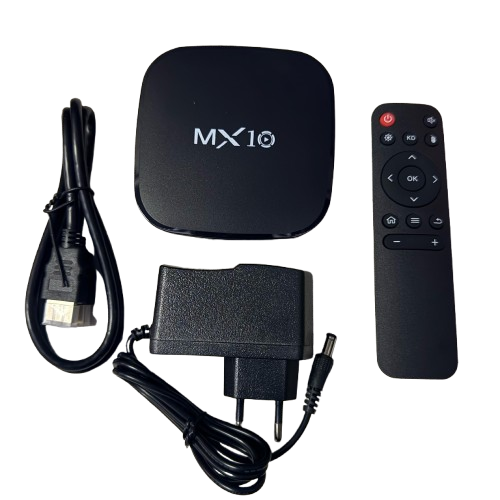 MX10 4K HD WiFi Set-Top TV Box – Smart Streaming Media Player