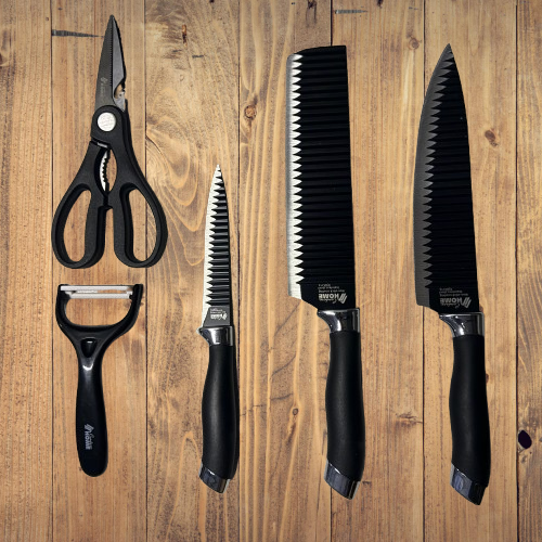 Condere Non-Stick Coating Kitchen Knife Set – 5-Piece Essentials Set