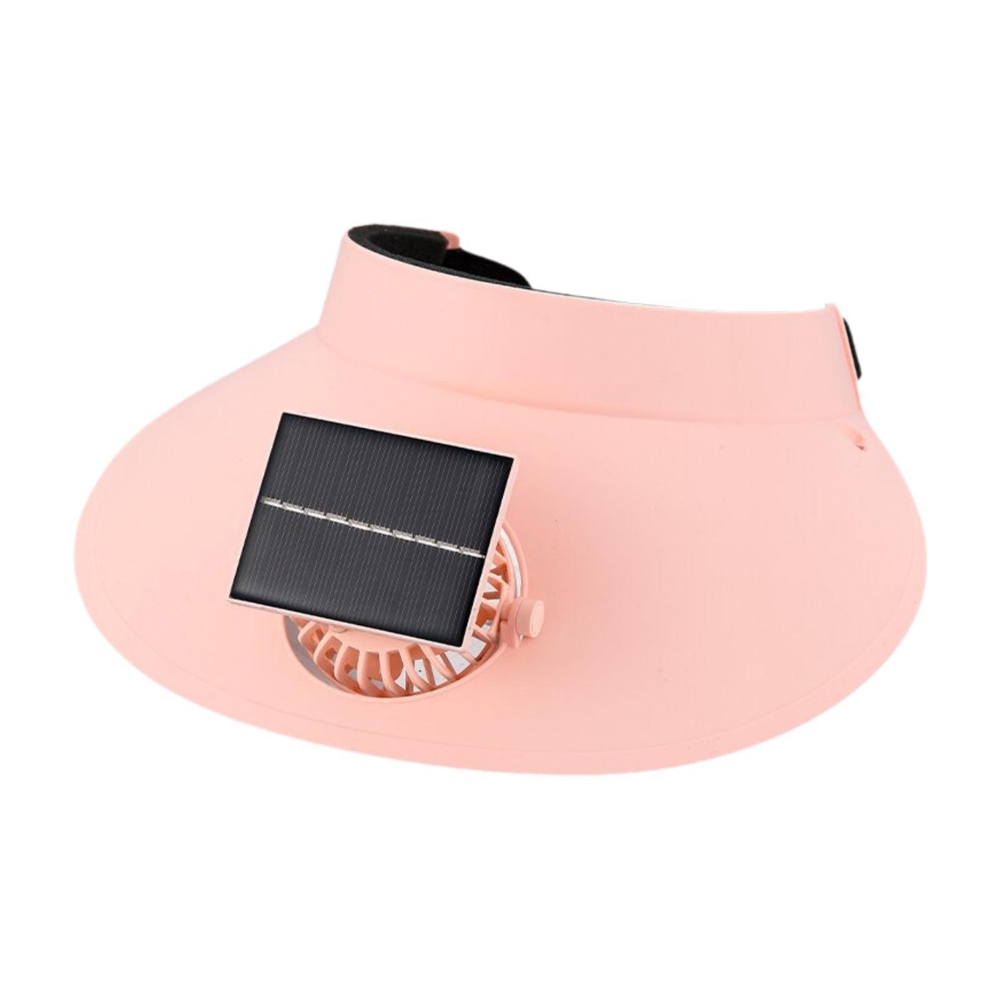 Sun Visor Hat with Fan – Adjustable Outdoor Solar Fan Hat for Camping and Travel