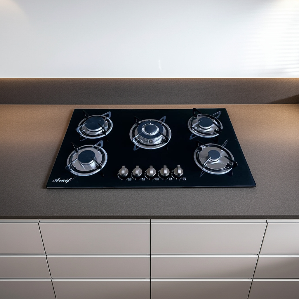 Build-In 5 Plate Gas Burner Stove