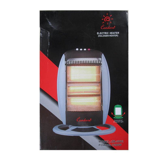 Condere - 1200W Halogen Electric Tubular Heater - ZR-3002
