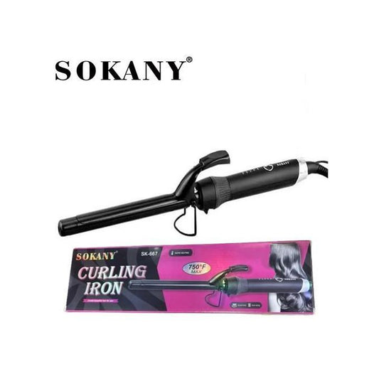 Sokany Curling Iron SK-667 – Digital Temperature Control, Rapid Heat, Nano Titanium