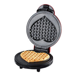 Mini Waffle Maker – Heart Shape (350W, Model WQ-603B)