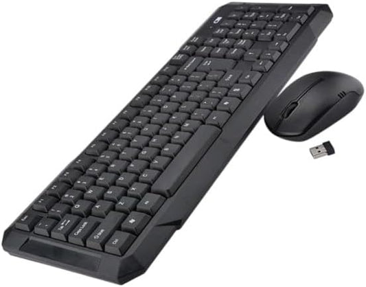 CMK-328 Wireless Multimedia Keyboard & Mouse Set – Black