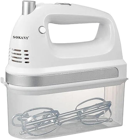 Sokany SK-6631 Table Stand Cake Dough Mixer & Handheld Egg Beater (Black)