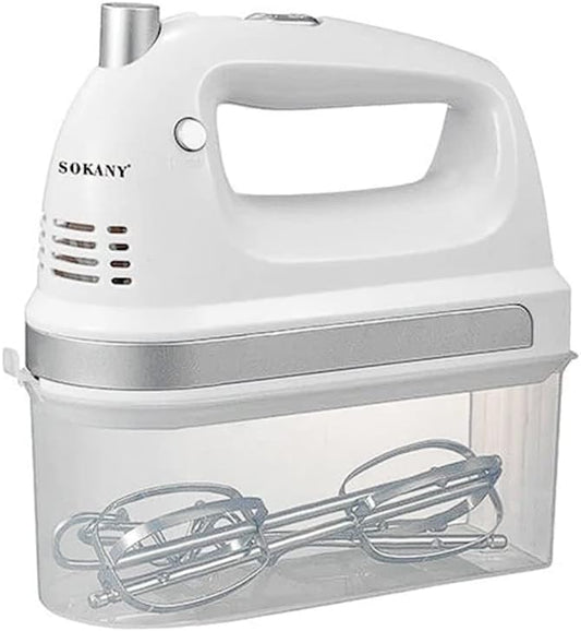 Sokany SK-6631 Table Stand Cake Dough Mixer & Handheld Egg Beater (Black)