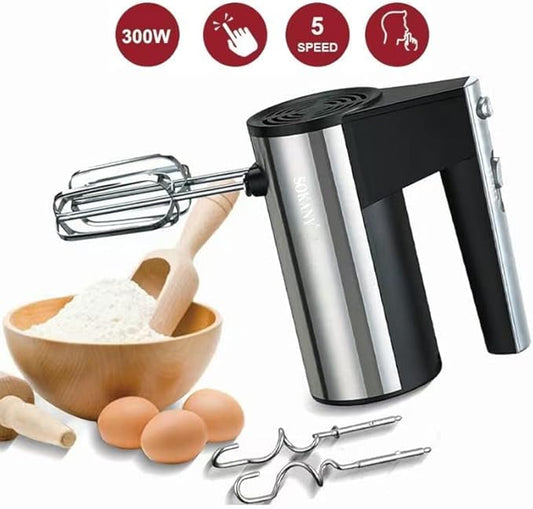 Sokany SK-6638 Stainless Steel Hand Mixer