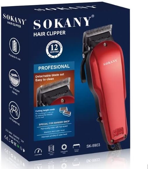 Sokany SK-9903 Electric Hair Clipper and Trimmer