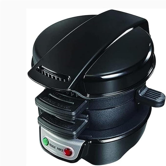 Condere Burger Maker ZS-2601 – 2-Slice, Non-Stick Grill with Cool Touch Exterior