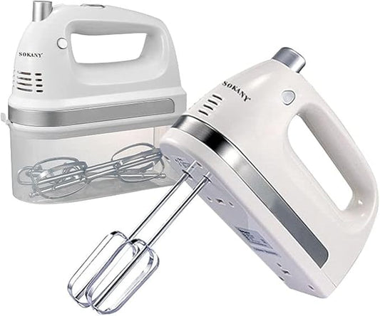 Sokany SK-6631 Table Stand Cake Dough Mixer & Handheld Egg Beater (Black)