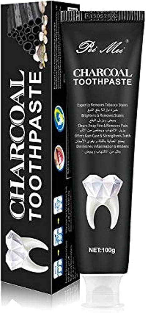 Pei Mei Bamboo Charcoal Toothpaste – All-Purpose Teeth Whitening (100g)