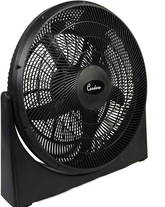 Condere 20" Oscillating Desk Fan FS50-Z88 – 3 Speed Electric Table Fan