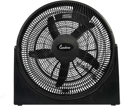 Condere 20" Oscillating Desk Fan FS50-Z88 – 3 Speed Electric Table Fan