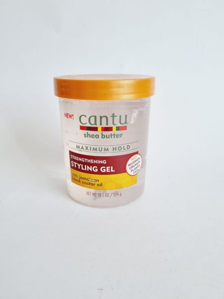 Cantu Shea Butter Maximum Hold Strengthening Styling Gel with Jamaican Black Castor Oil
